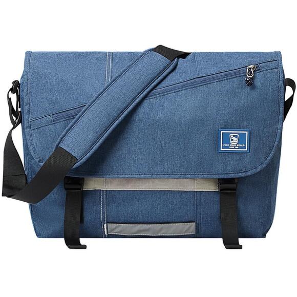 OIWAS 15.6 Inch Messenger Bag for Men/Women Crossbody Travel Satchel Bags Laptop - Picture 1 of 7